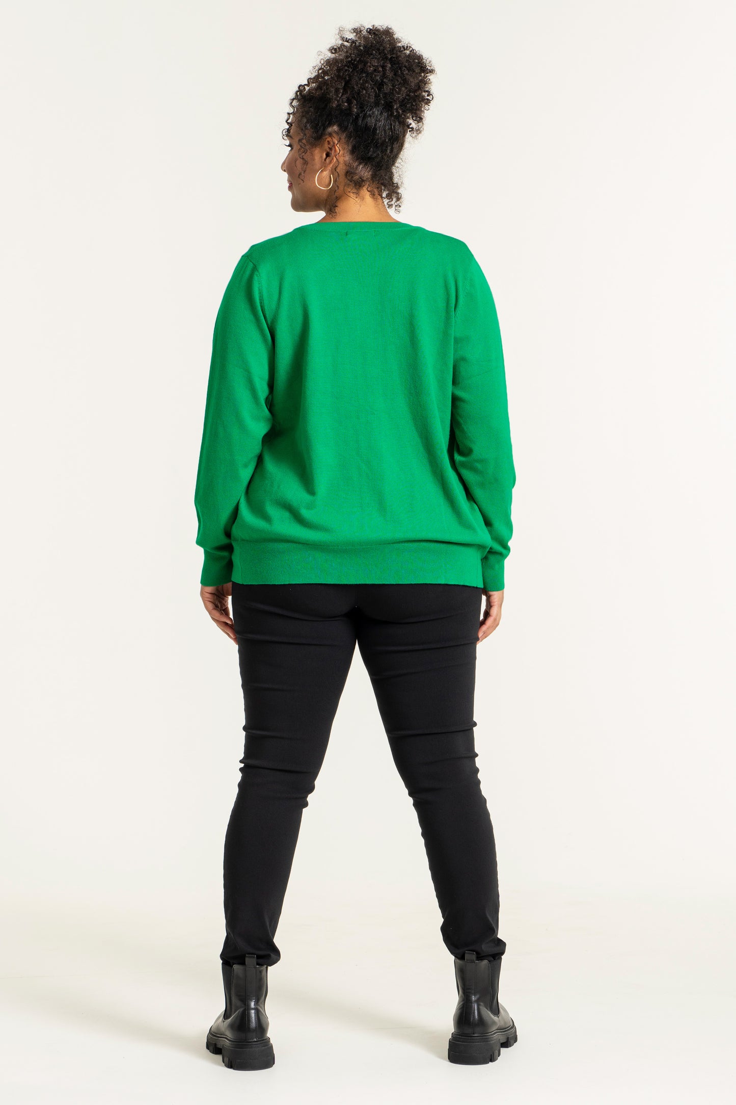 Sandgaard Cardigan Kort Cardigan Grass green