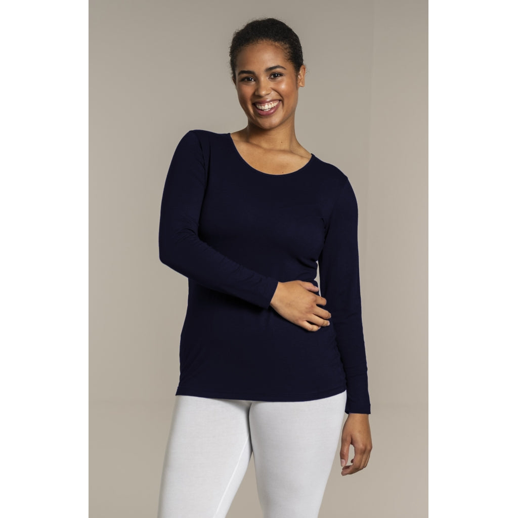 Sandgaard T-shirt med lange ærmer T-Shirt Dark Blue