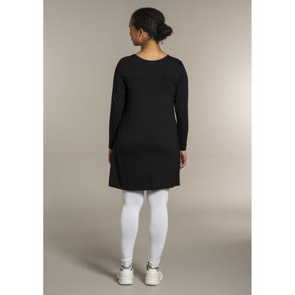 Sandgaard A-shape bluse med lange ærmer T-Shirt Black