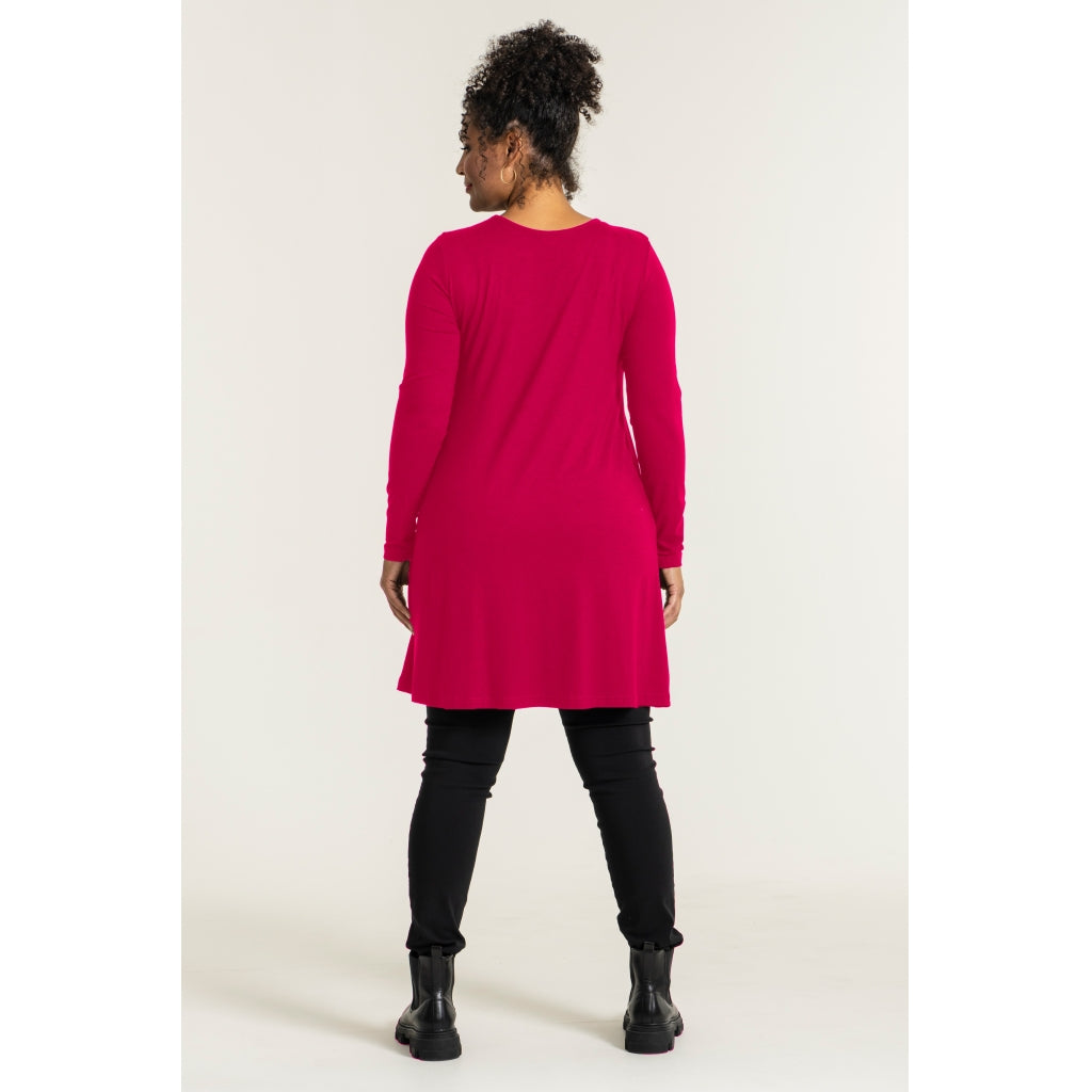 Sandgaard A-shape bluse med lange ærmer T-Shirt Pink