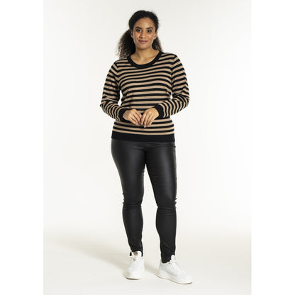 Sandgaard Helsinki - Blouse - Stripes Blouse Black/Sand