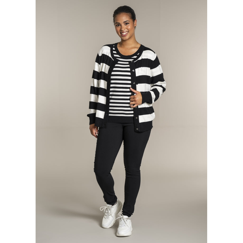 Sandgaard Helsinki - Cardigan Cardigan Black/Offwhite