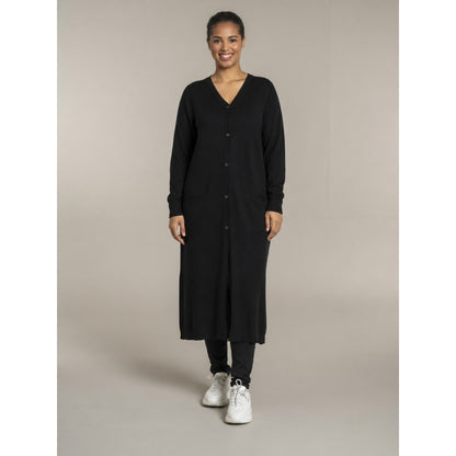 Sandgaard Helsinki - Long Cardigan Cardigan Black