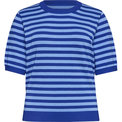 Sandgaard Helsinki - T-shirt - Stripes T-Shirt Cobolt Blue/Light Blue