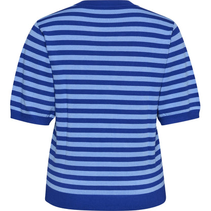 Sandgaard Helsinki - T-shirt - Stripes T-Shirt Cobolt Blue/Light Blue