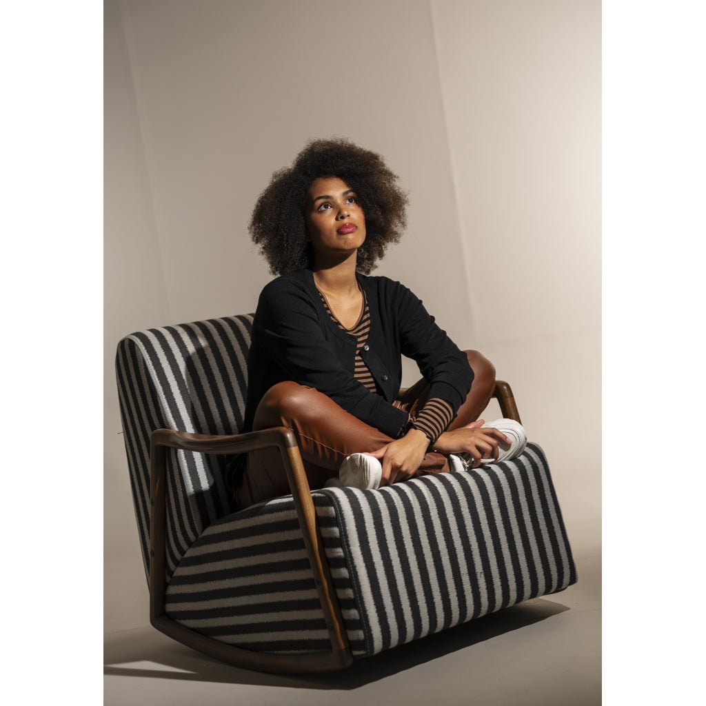 Sandgaard Lang cardigan med lommer Long Cardigan Black
