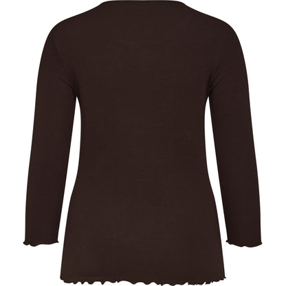 Sandgaard Rib Top Top Brown
