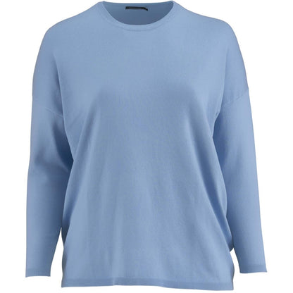 Sandgaard Strikket langærmet bluse Blouse light Blue