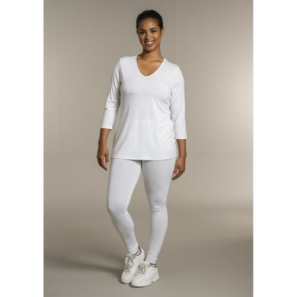 Sandgaard T-shirt med 3/4 ærmer T-Shirt White