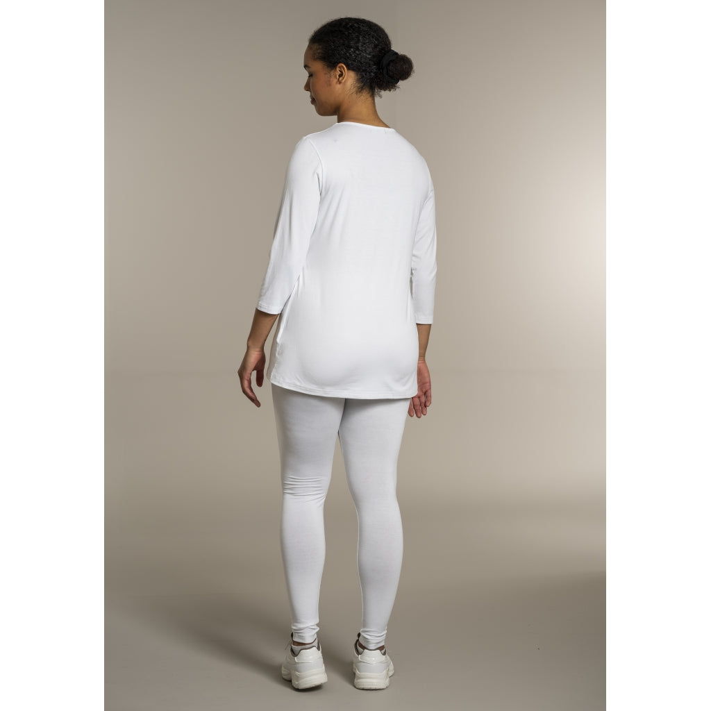 Sandgaard T-shirt med 3/4 ærmer T-Shirt White
