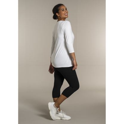 Sandgaard T-shirt med 3/4 ærmer T-Shirt White