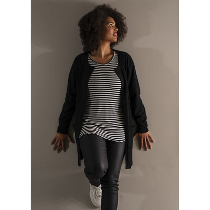 Sandgaard T-shirt striped T-Shirt Striped Black/Offwhite