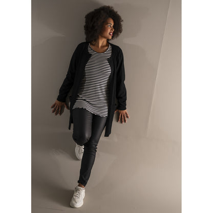 Sandgaard T-shirt striped T-Shirt Striped Black/Offwhite